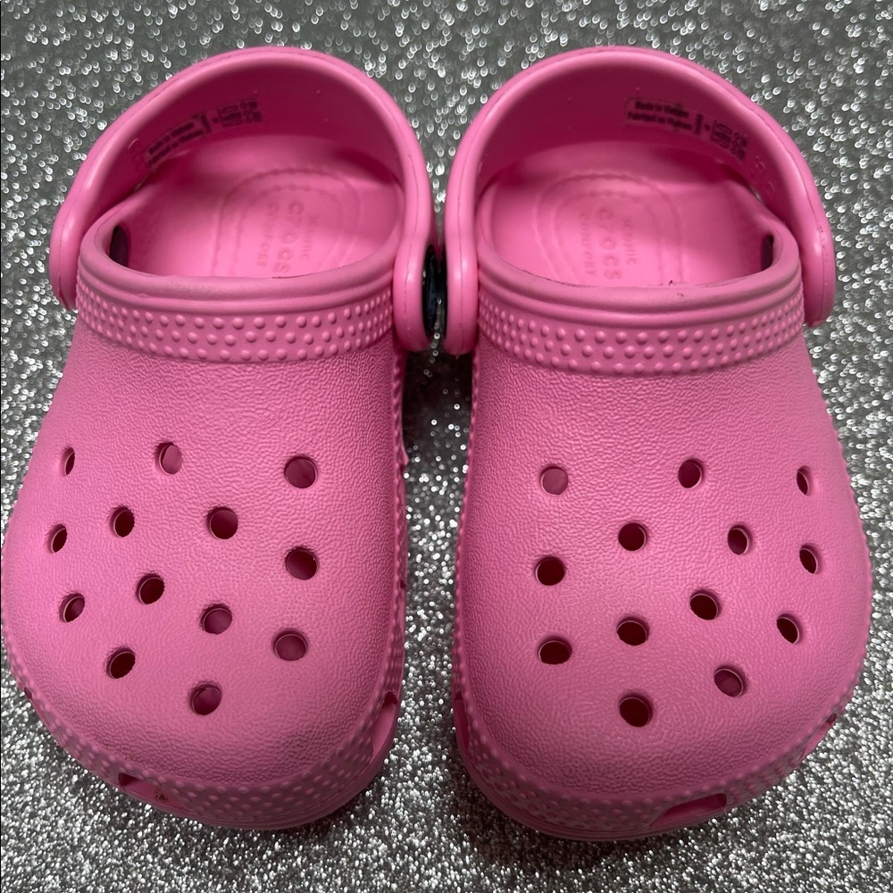 Pink Crocs